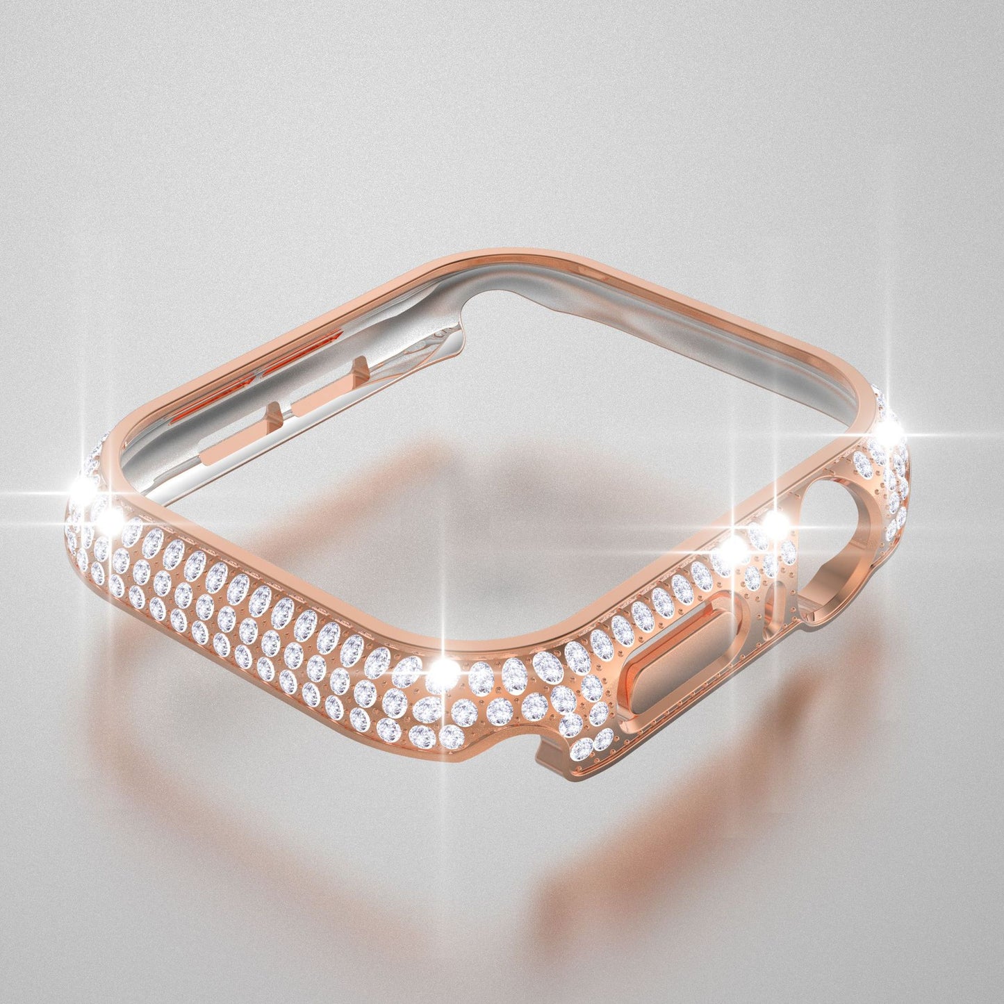 Electroplated Pc Full Diamond Watch Case