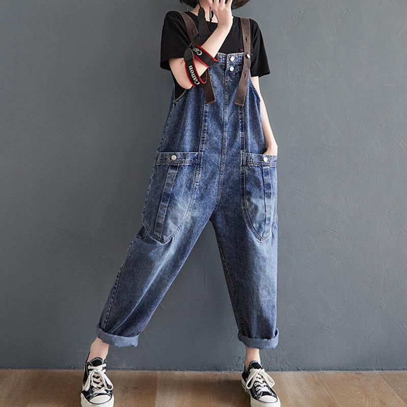 Kvinders løse overalls og slanke studenteroveralls
