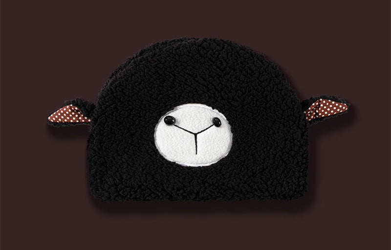Cute And Sweet Sheep Baa Baa Ear Hat Plush To Keep Warm