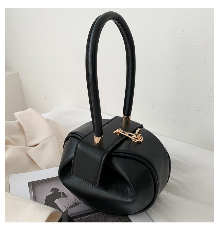 One Shoulder Crossbody Bag Soft Face Small Round Ball Shaped