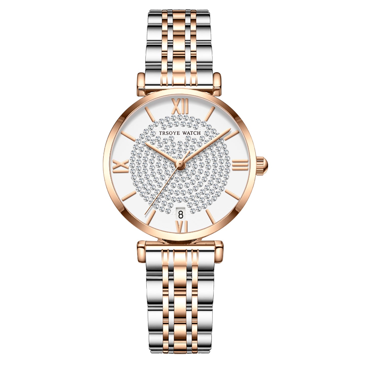 Starry Vandtæt Quartz Dameur med Diamanter
