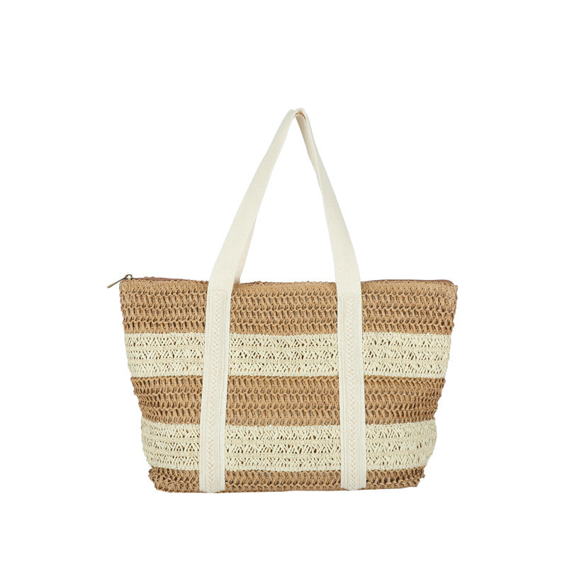Women's Large Capacity All-match Commuter Straw Woven Bag