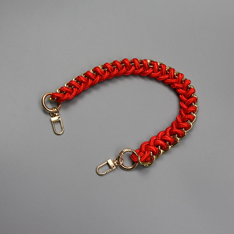 Women's Bag Woven Bag With 40cm Short With Buckle Can Be Mobile Phone Charm