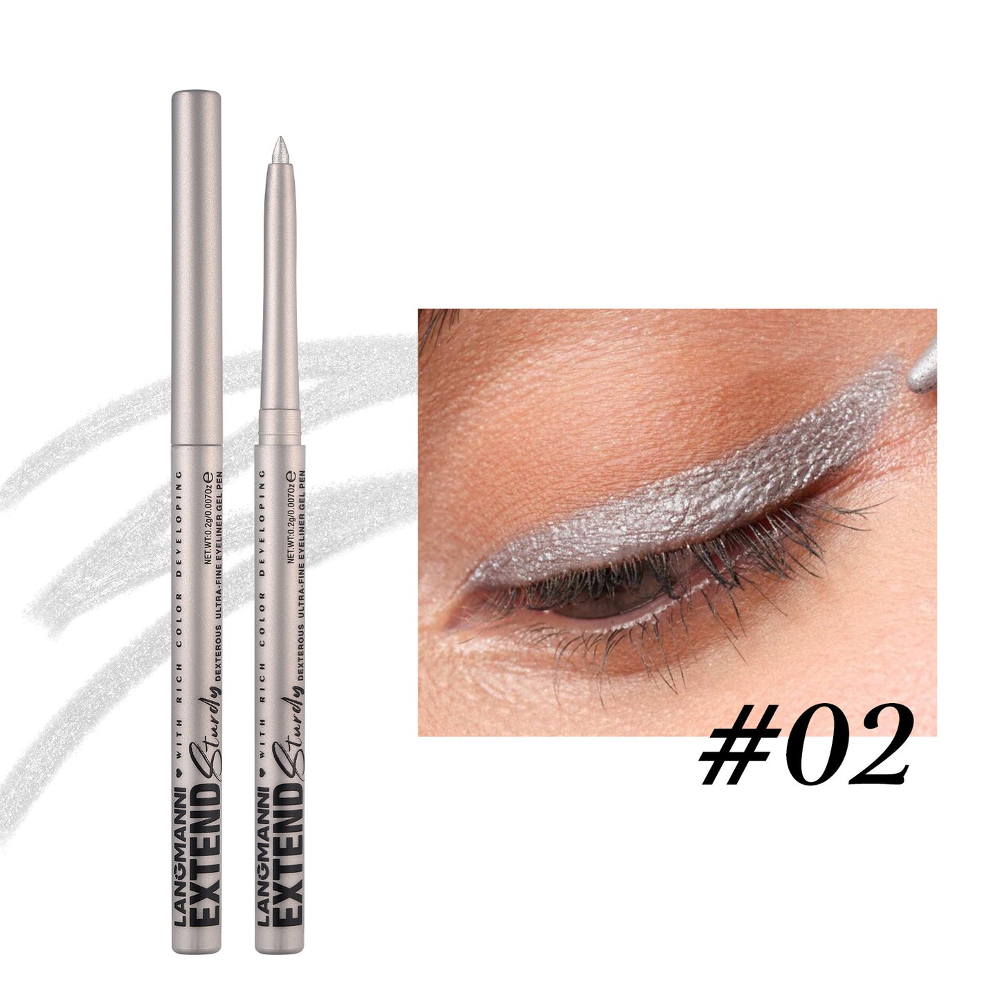 Waterproof And Durable Not Smudge Automatic Rotation Eyeliner