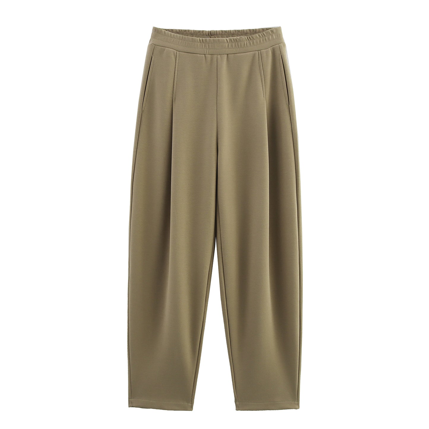 Washed Double-sided Cloth T-shirt Washed Pleated Pants Two-piece Suit