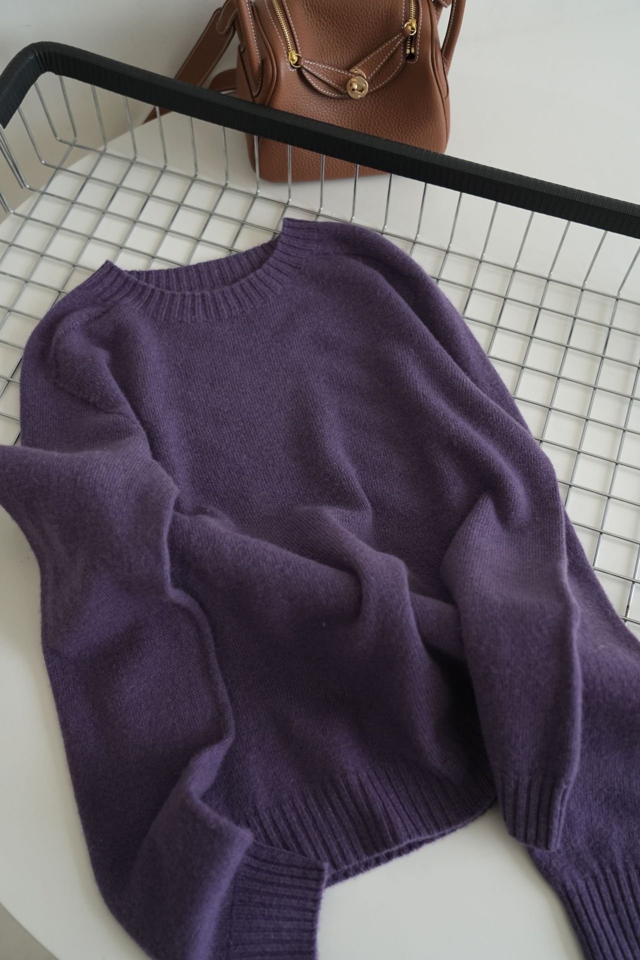 Women's Pure Wool Soft Glutinous Sweater Loose Pullover