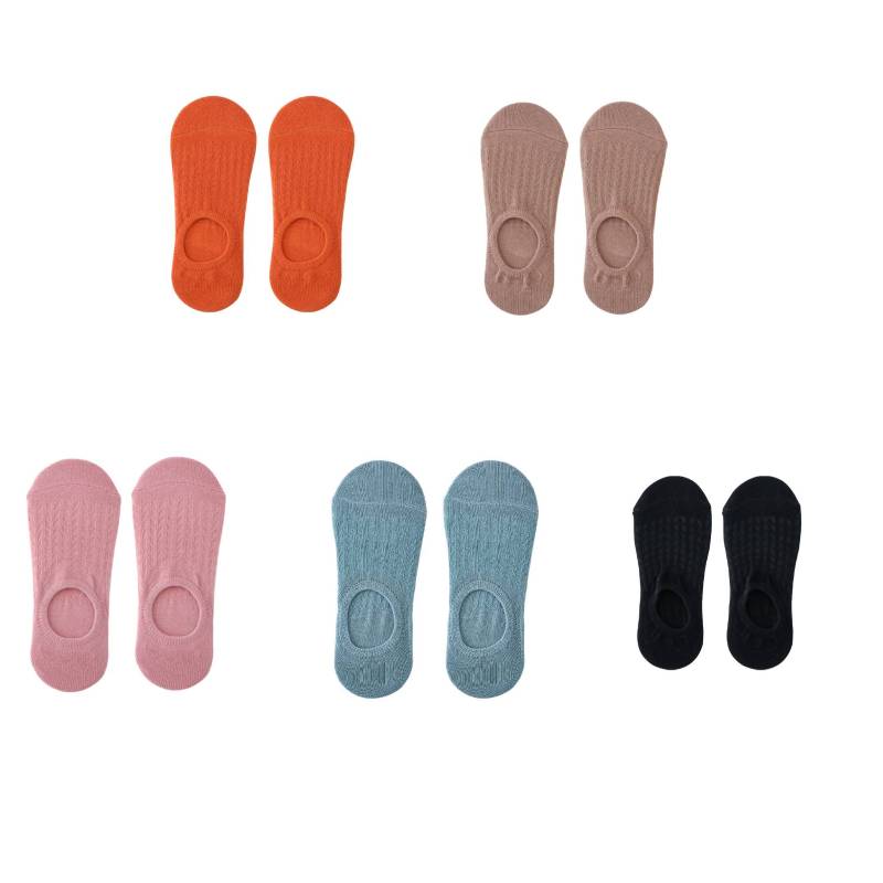 Women's Solid Color Mesh Invisible Socks