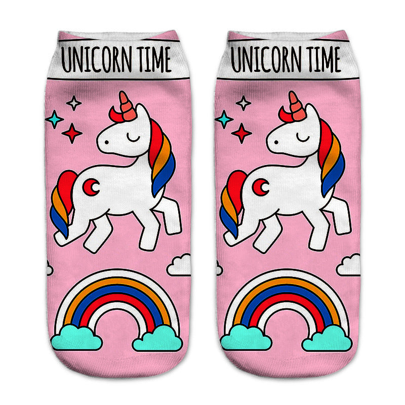 Digital Printing Women's Socks 3d