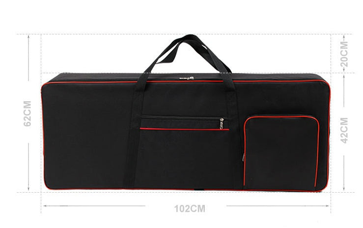 Portable And Portable Dual-purpose 61-key Keyboard Bag