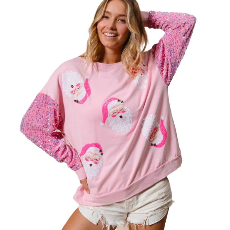 European And American Women's Clothing Christmas Long-sleeved Sweater
