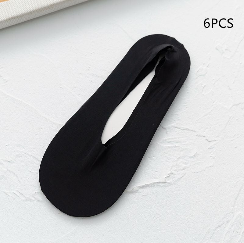 Women's Summer Free Cut Seamless Ice Silk Invisible Socks