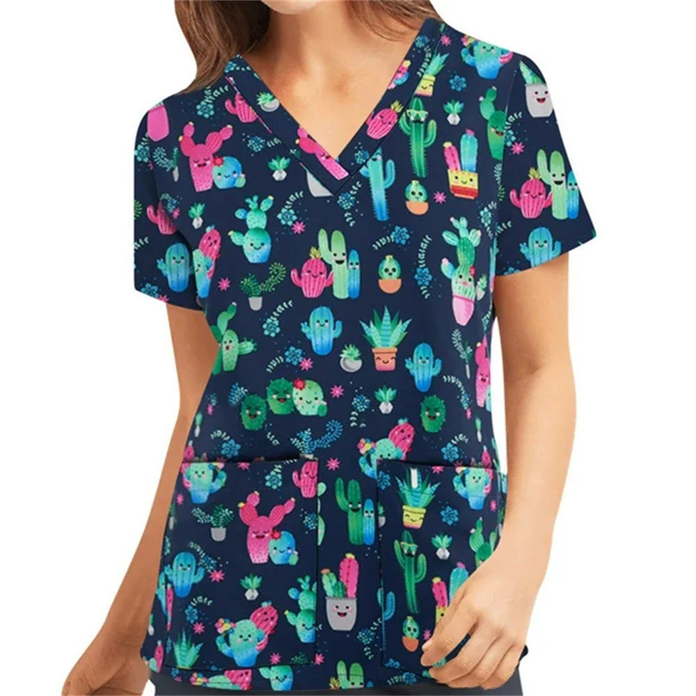 3DV Collar Comfort And Casual Cloth For Nursing Workers
