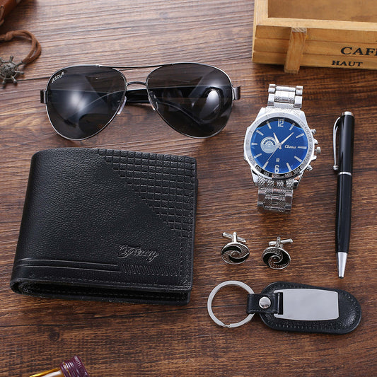 Wallet Pen  Glasses  Cuffs  Business Watch  Keychain