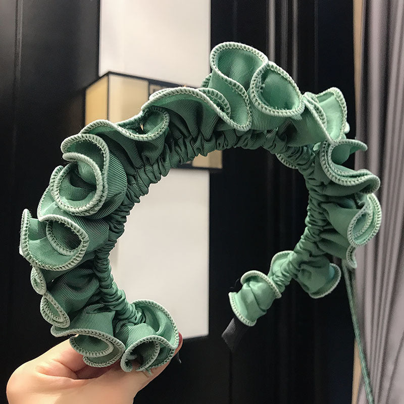 Women's Candy Color Fabric Pressed Hair Band