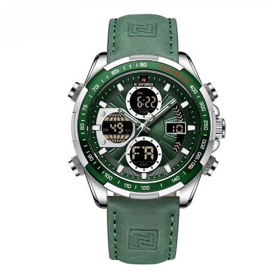 Double Waterproof Luminous Multifunctional Sports Men's Watch