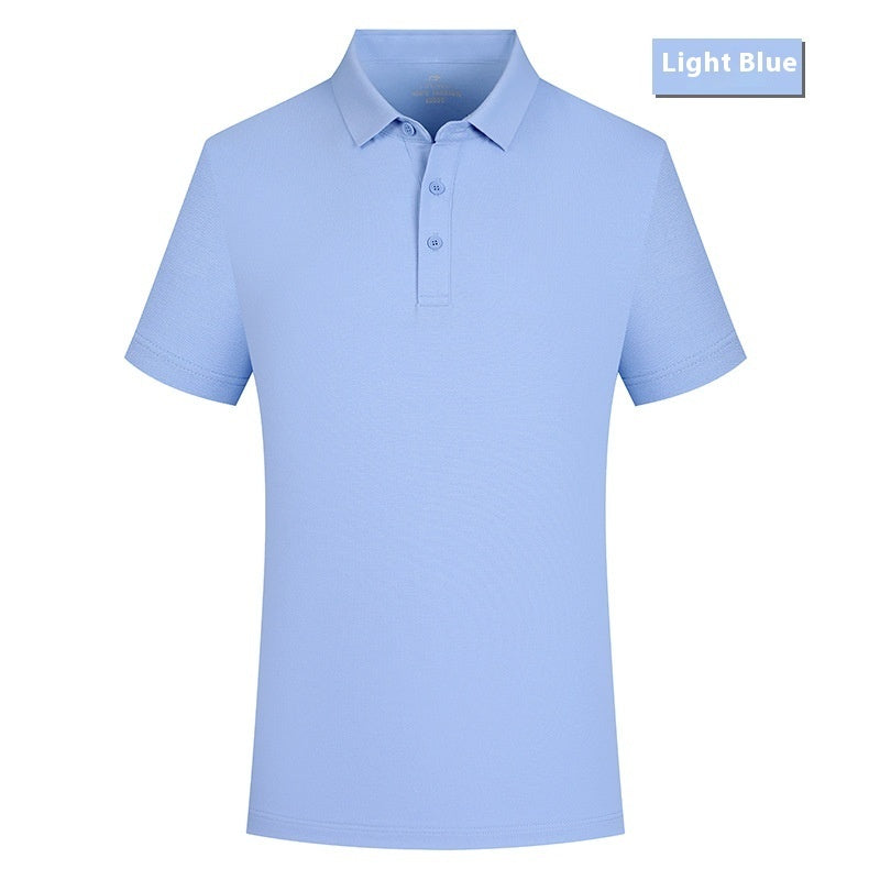 Summer Lapels Short Sleeve Overalls 5A Grade Antibacterial Xinjiang Cotton