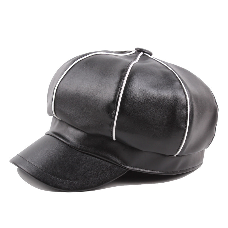 Retro lammeskind farvematchende baret
