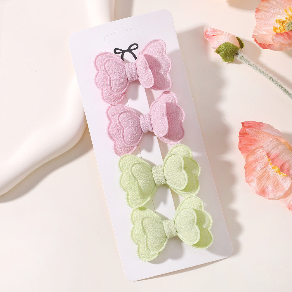 Double Butterfly Barrettes Suit