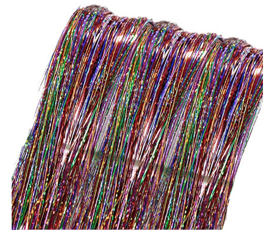 Symphony Glowing Colorful Silk Line Nail Decorations