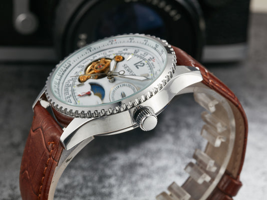 Leisure Business Men's Mechanical Watch Calendar Display