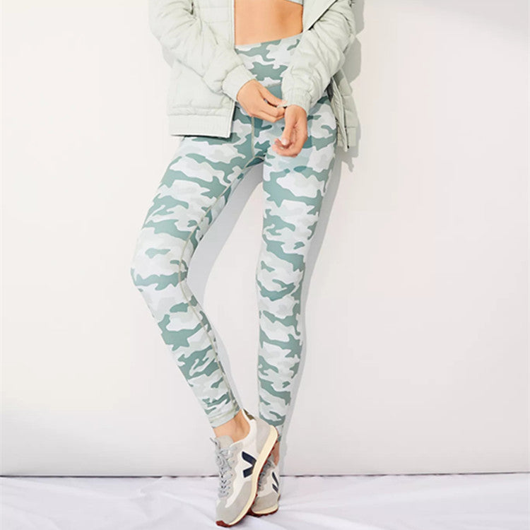 Yogaleggings Sports Fitness Tøj Bund Slim Ni-dels Bukser