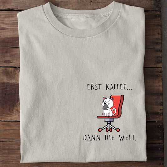 Women Summer Kitten Chest Shirt Short Sleeve