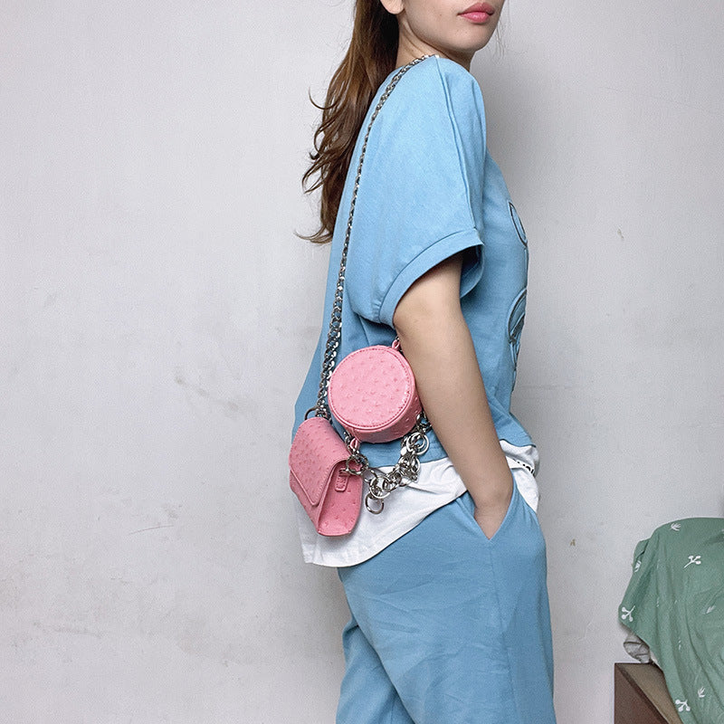 Street Trend Chain Diagonal Small Square Bag