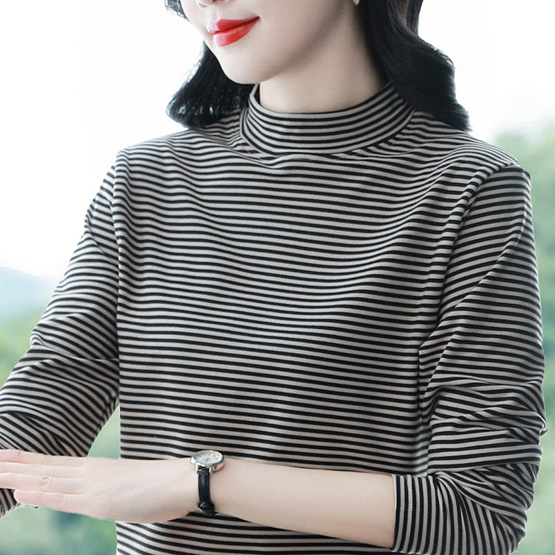 Women's AutumnWinter New Inner-Layer Warm Long-Sleeve Top