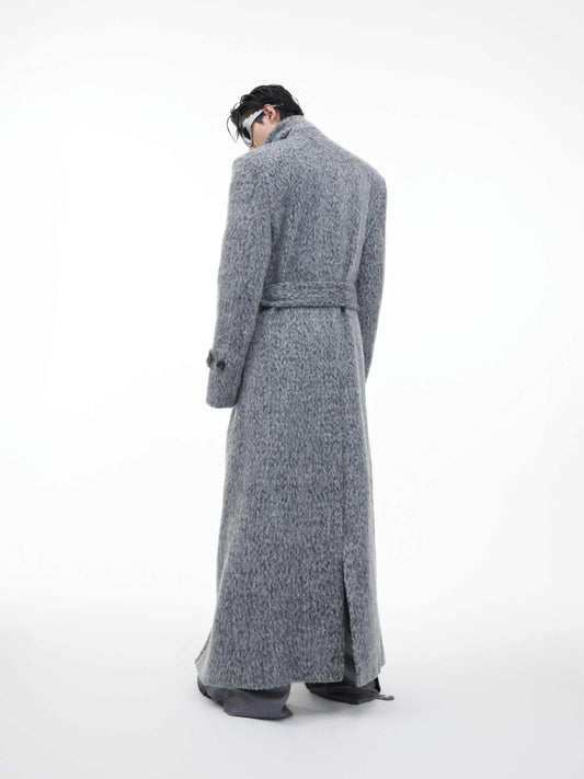 Loose Tied Waist-tight Long Trench Coat