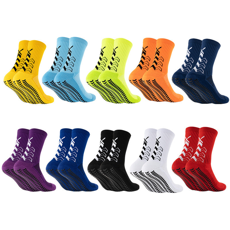 Thickened Middle Arrow Dispensing Towel Bottom Long Tube Non-slip Socks