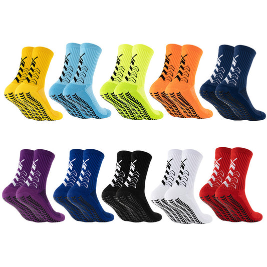 Thickened Middle Arrow Dispensing Towel Bottom Long Tube Non-slip Socks