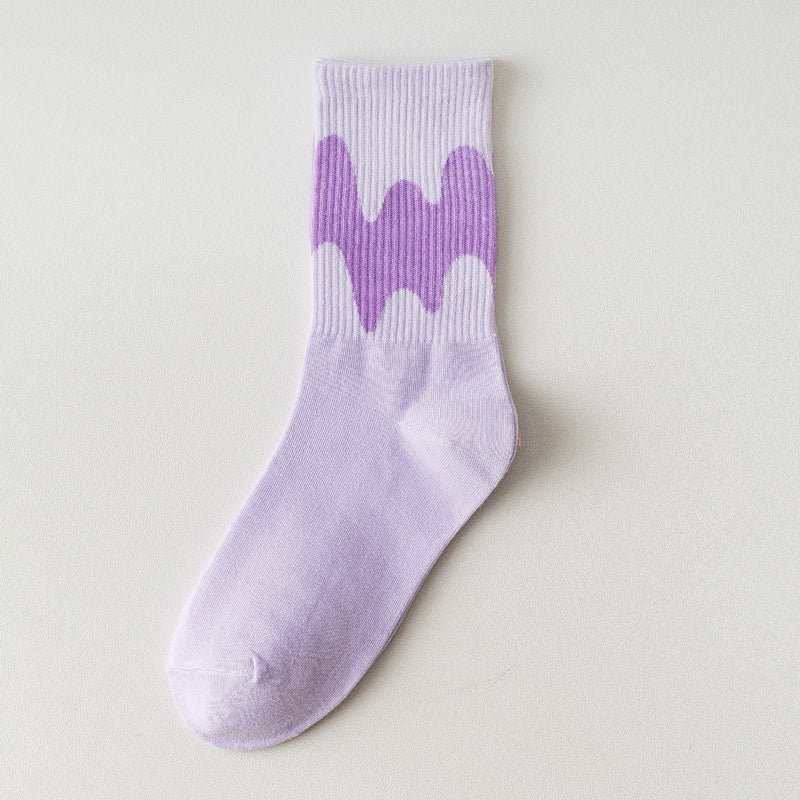 Women's Socks Ice Cream Cream Tube Socks Japanese Style