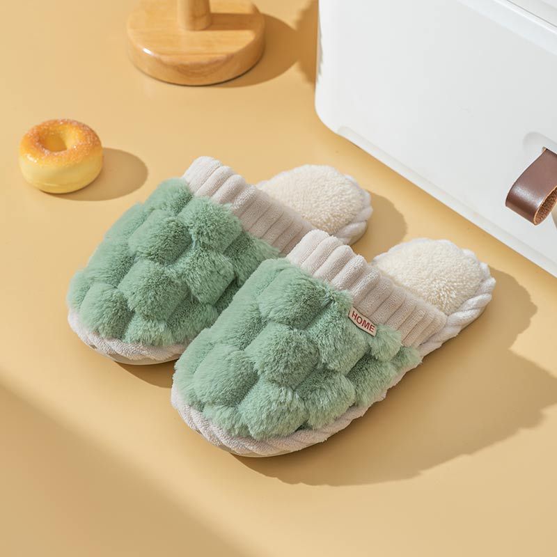Cotton Slippers Women's Winter Home