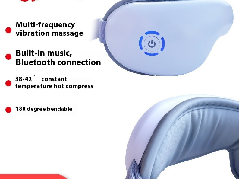 Eye Massager Bluetooth Intelligent Vibration Hot Compress Relief