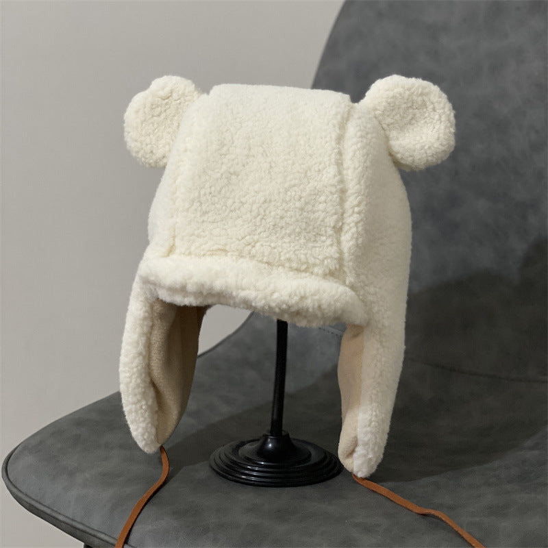 Cute Bear Ears Warm Lei Feng Hat