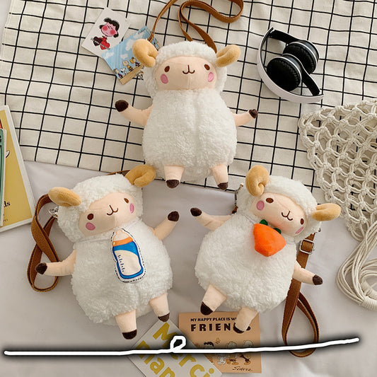 Cartoon Children's Plush Toys Crossbody Bag