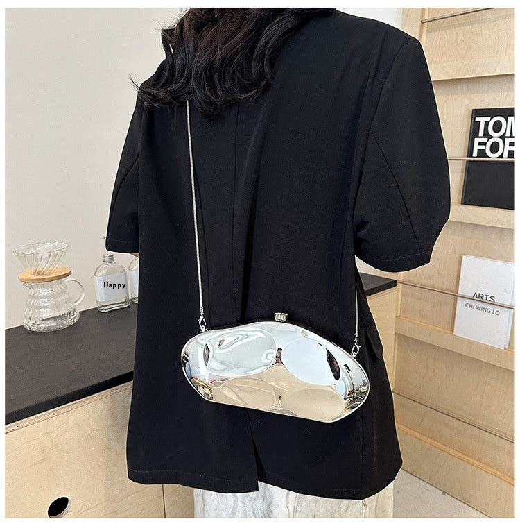 Small Bag Women's Fashion Design Western Style Shoulder  Acrylic