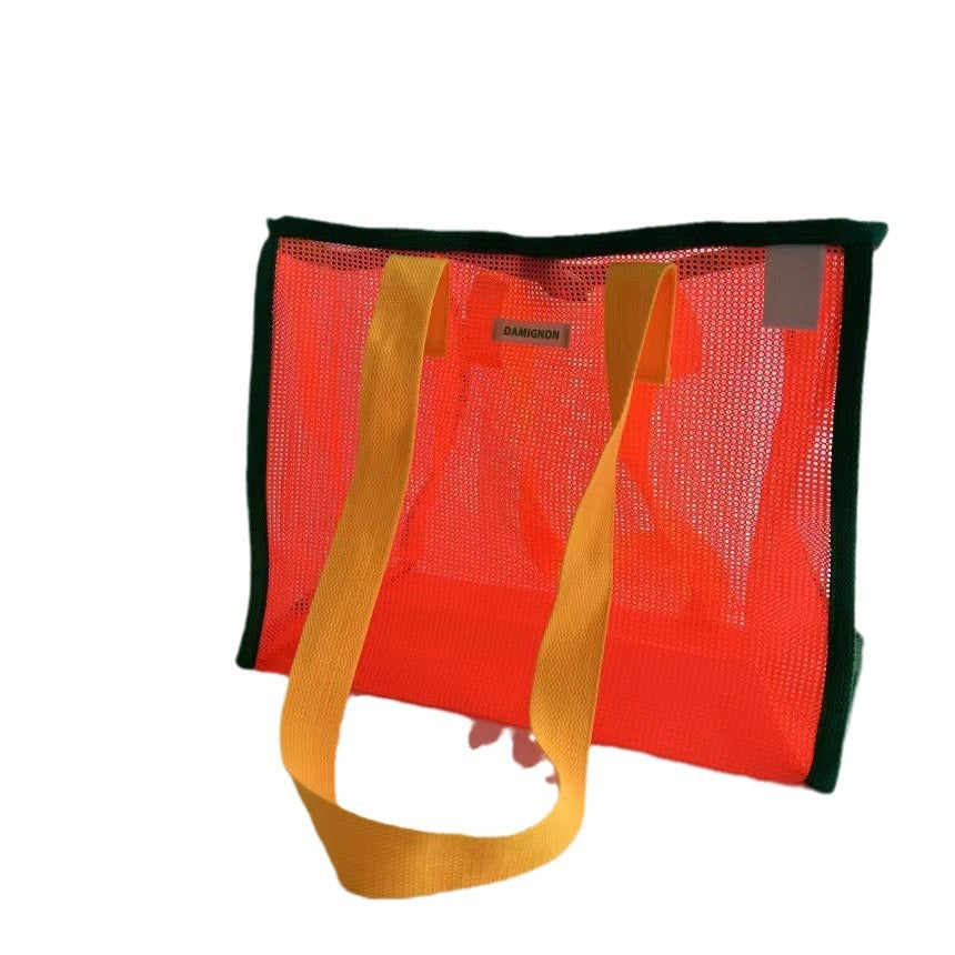 Contrast Color Large Capacity Swimming Bag Outdoor