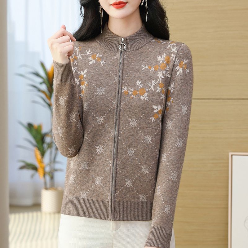 Women's Half Turtleneck Sweater Long Sleeve Loose