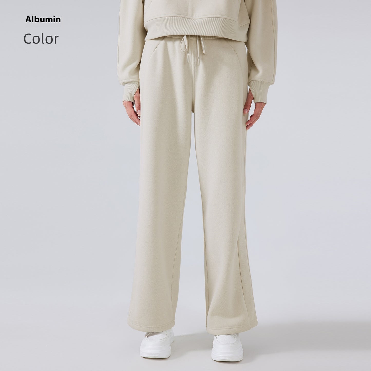Fleece-lined Warm Fitness Track Sweatpants