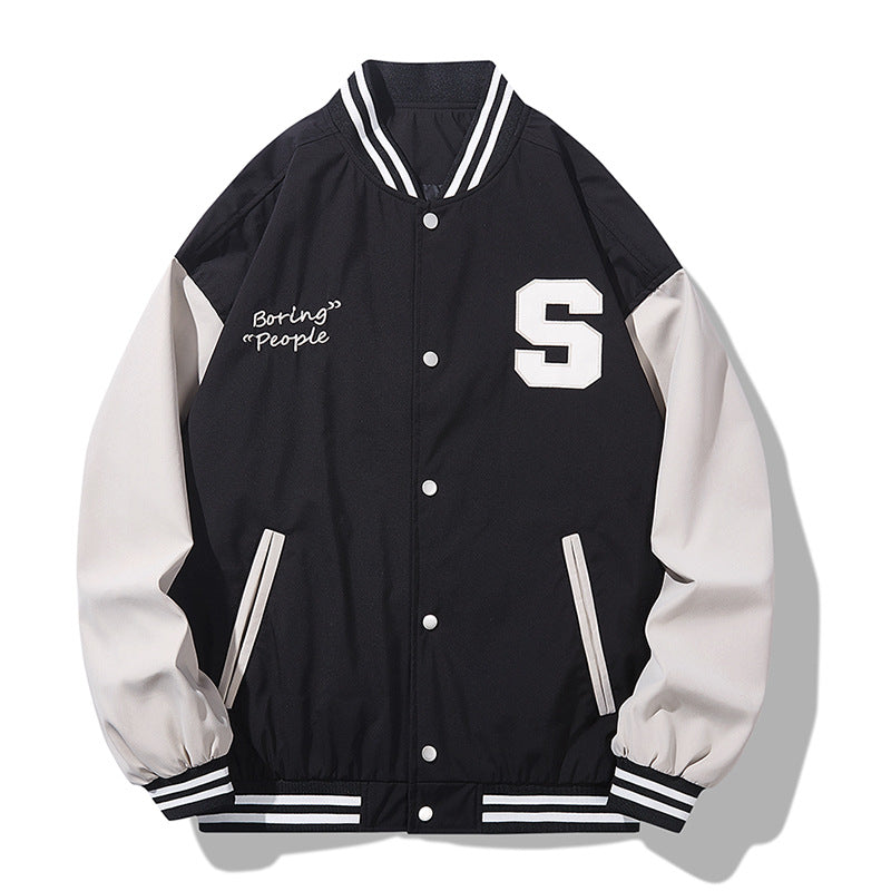 Teenage Couple Loose Casual Coat Male