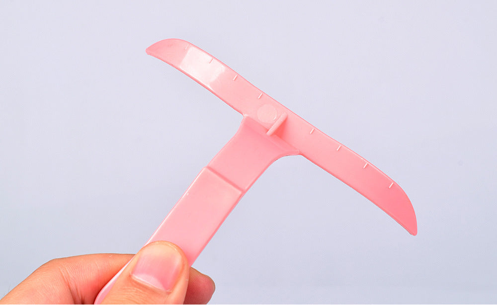 Plastic CS Three-point Positioning Balance Eyebrow Stencil