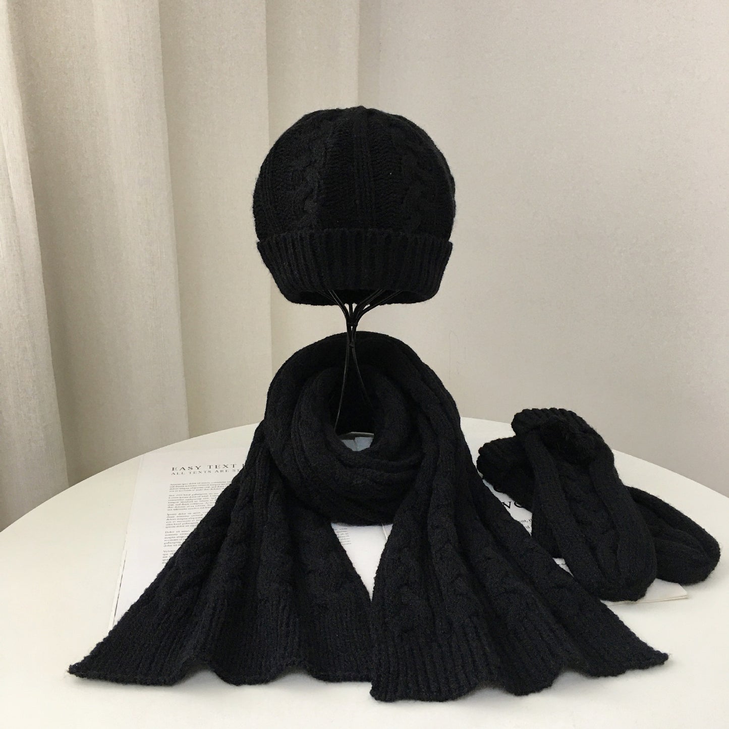 Men's And Women's Parent-child Warm Woolen Hats