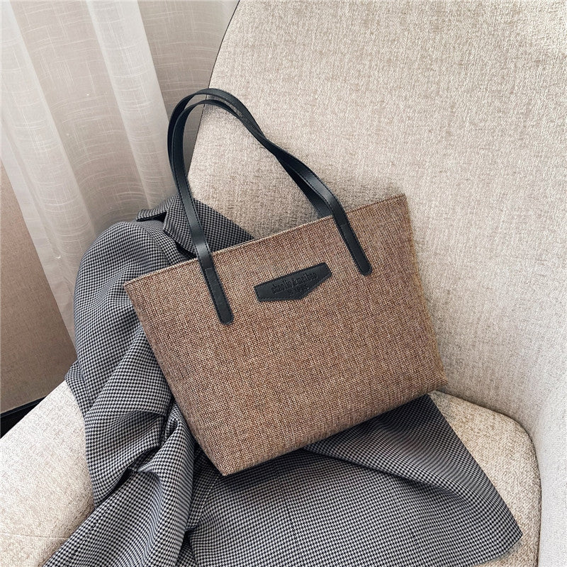 Dame Efterårs- og Vintertaske med Én Skulder, Messenger, Personlighed, Tote Bag