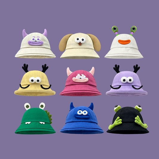 Spring And Summer Cute New Cartoon Frog Fisherman Hat