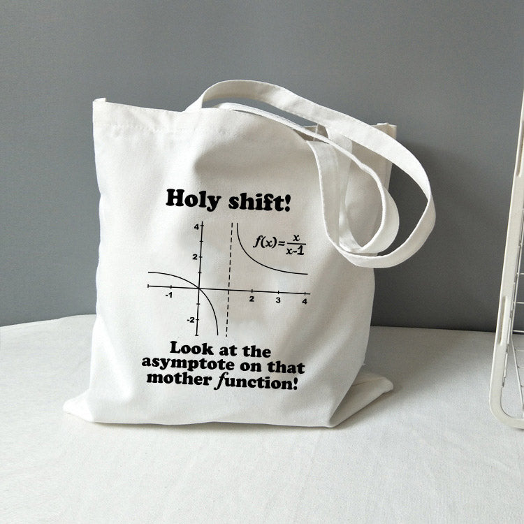 Chemistry Tote Bag Canvas All You Need Is Love Math Graphic