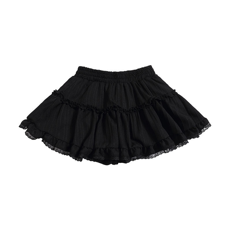 French Ballet Style White Puffy Cake Dress