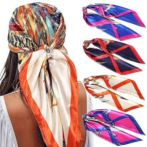 Square Printing Real Silk Scarf