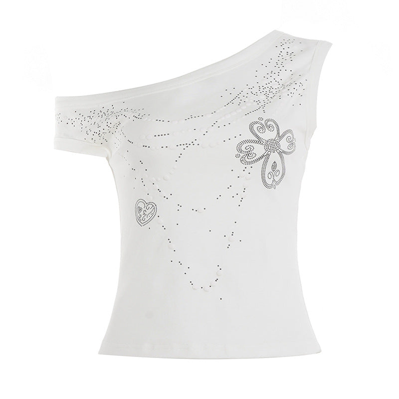 Edgy Tanktop I Street-stil Med Et Dristigt Print