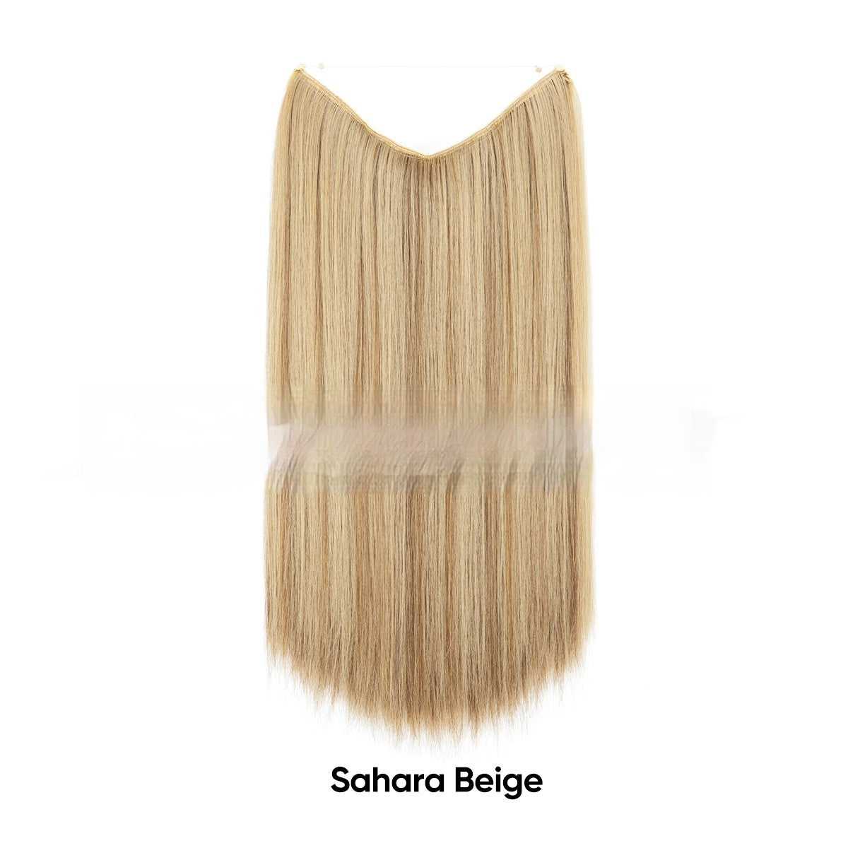 Women's One-piece Adjustable Invisible Straight Multi-color Gradient Hair Extension Fishline
